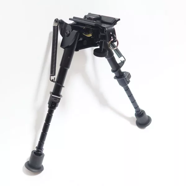 6-9 Inch Tactical Rifle Tripod Swivel Spring Return Adjustable Notched Legs Mount Adapter Stud for Shooting Hunting - Image 2