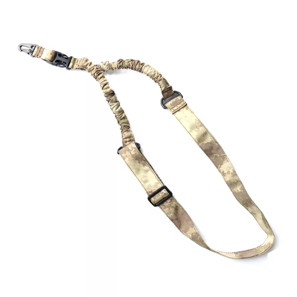 Multi-Function Safety Accessory Cord Hunting Shooting Adjustable Tactical Single Point Bungee Gun Sling With Metal Hook - Image 3