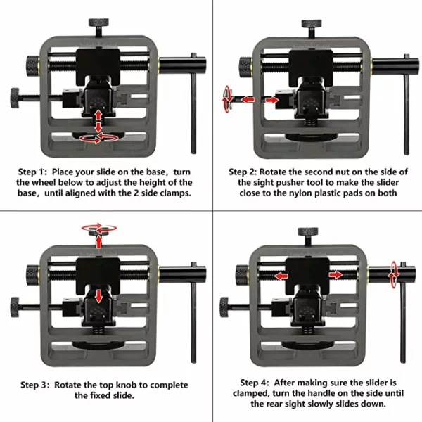 Sight Pusher Sight Pusher Tool, Heavy Duty Rear Sight Pusher, Adjustment Sight Pusher - Image 4