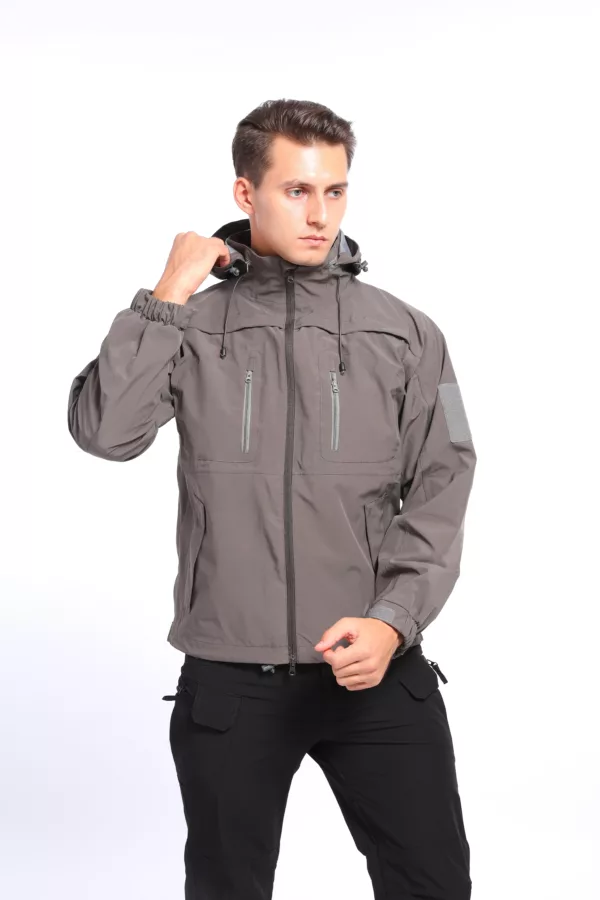 New Style Pizex Men's Outdoor Tactical Hunting Clothing Waterproof Windproof Nylon Jacket - Image 5