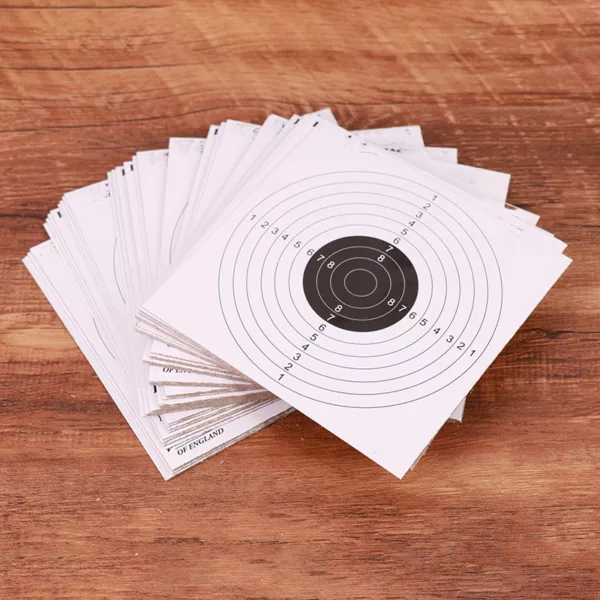 Shooting Accessories Circular Paper Targets Non-Adhesive Training Aim Shooting Paper Target 14 cm 100 pcs