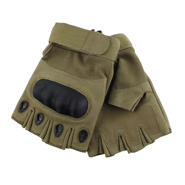 Fingerless Half-Finger Tactical Gloves  Motorcycle Driving Gloves  Riding Gloves - Image 6