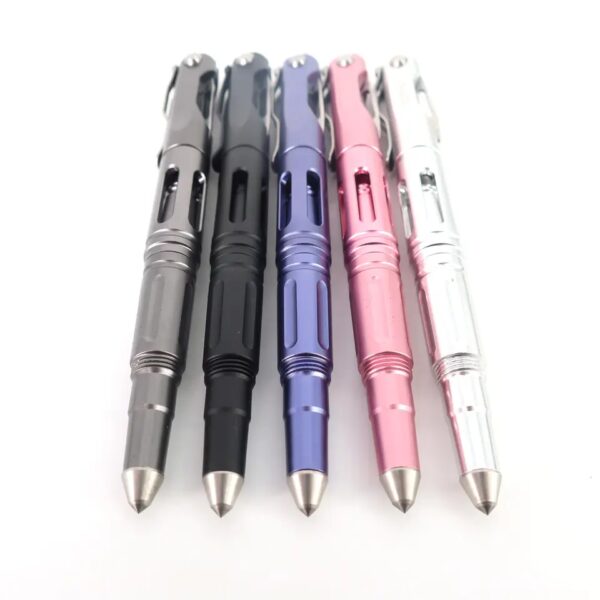 High Quality Self Defense Pen Tool Multipurpose Aviation Aluminum Anti-skid Portable Writing Pen - Image 5