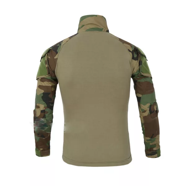 Men's Tactical Clothing Shirt and Combat Pants Set Long Sleeve 1/4 Zip Outdoor Frog Suit Uniform - Image 3