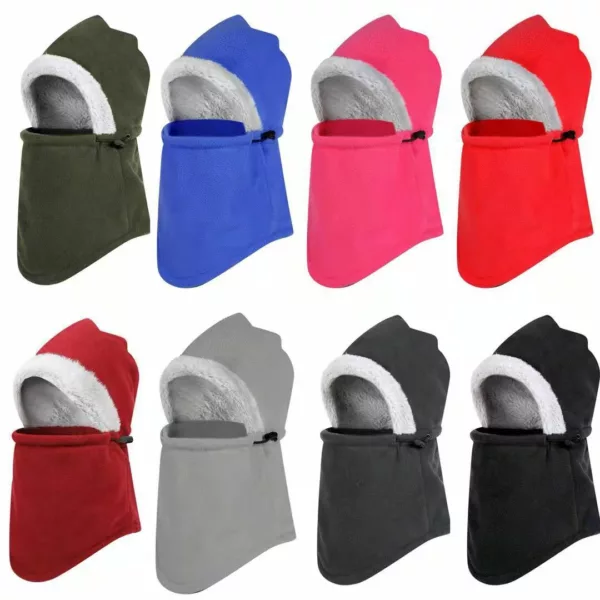 New Arrival Winter Thermal Fleece Hat Ski Neck Warm Cycling Hat Headscarf Hood Bike Windproof Balaclava Face Mask - Image 5