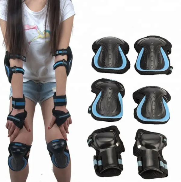 Extreme Sport Children or Kids Knee Elbow Wrist Pads for Skating Riding Cycling - Image 4