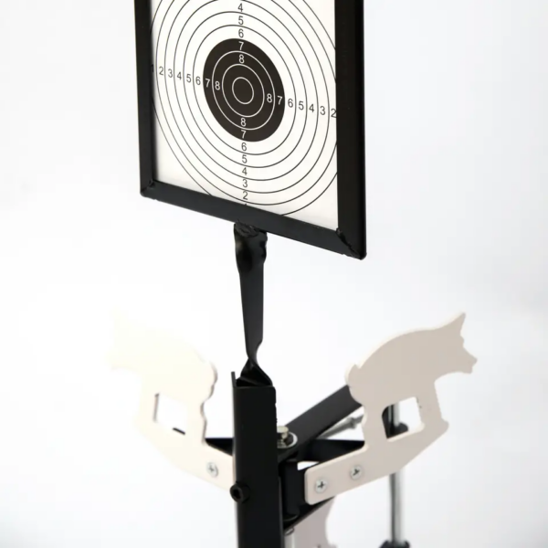 Training target Newest design 9mm 3/8'' dueling tree steel target gong slingshot targets stand set for outdoor range