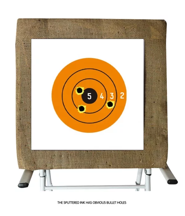 Different Size Splatter Reactive Targets Self Adhesive Paper Targets Can Shave Silhouette 203x105mm Paper Target - Image 3