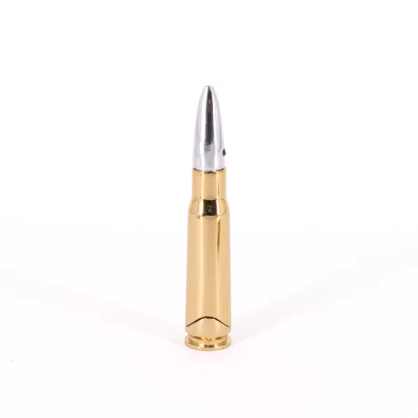 Windproof Refillable Cigarette Lighters Premium Creative Metal Bullet Jet Torch Gas Lighter  With Laser Pointer - Image 2