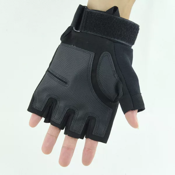 Fingerless Half-Finger Tactical Gloves  Motorcycle Driving Gloves  Riding Gloves - Image 3