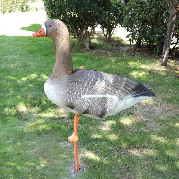 XPE Foam Outdoors Full-Size Standing Goose Garden Decoration 3D Foldable  Goose Decoy  Body Stake