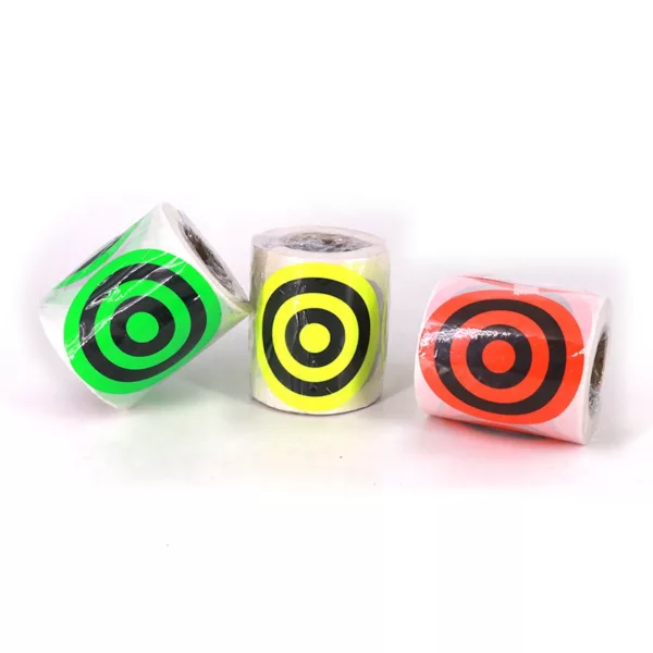 Paper Target Sticker 7.6cm Sticker Target 200pcs Roll Shooting Adhesive Targets