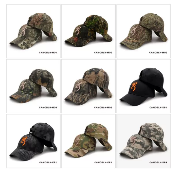 Hot Sale Outdoor Team Activity  Promotional Tactical Camouflage Baseball Cap Hunting Tactical Caps Realtree Camo Hats - Image 5