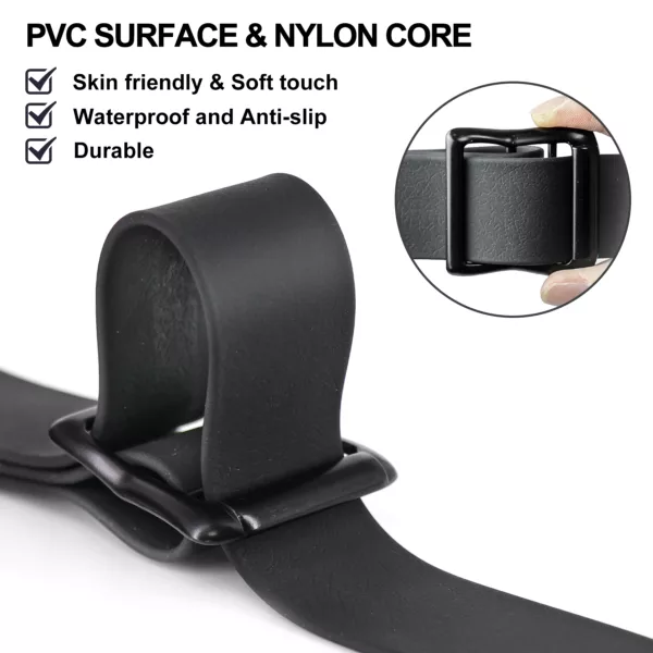 PVC Sling Shoulder Strap Shell Holder Neoprene Adjustable Sling with Swivels and Handle for Shooting Accessories - Image 4