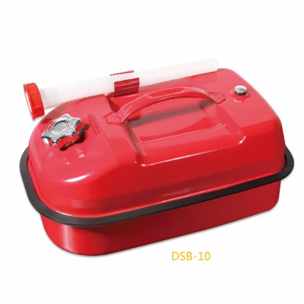 Red 5 10 20 litre Galvanized Jerrry Can for Boat Car Camping Petrol, Fuel Built-in Flexible Spout - Image 4