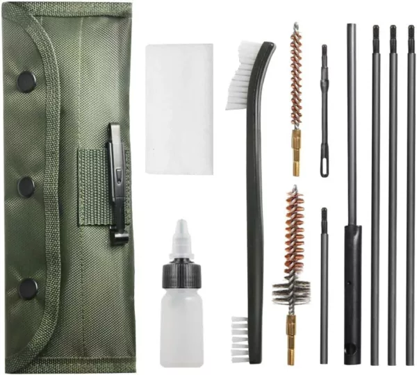 Hunting Accessories Cleaning Kit Brushes Set Cleaner Tools Universal Cleaning Kit for 5.56 mm, 20-25 Caliber