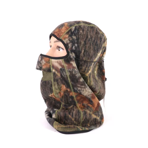 Outdoor Camping Skiing Fleece Face Balaclava Hood Camouflage Thermal Fleece Balaclava - Image 2