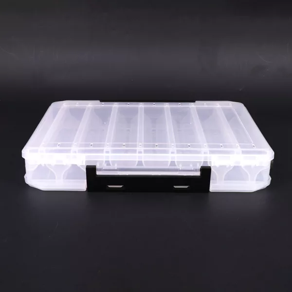 Outdoor Multifunctional  Plastic Storage Box Double Side Professional Fishing Lures Hook Bait Box - Image 2