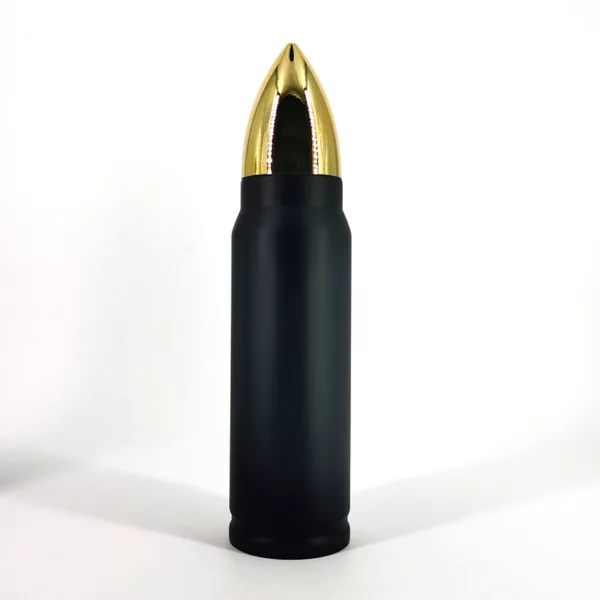 500 ml Bullet Shape Stainless Steel Vacuum Flask Vacuum Thermo Bottle Tumbler Insulated Cup No Logo - Image 3