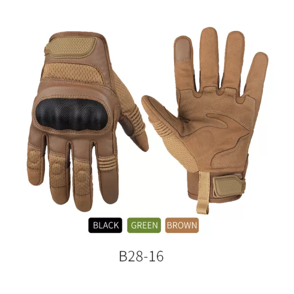 A78-2 Stock Hard Knuckle Gloves for Hiking Cycling Climbing Outdoor Camping Sports Touch Screen Gloves - Image 2