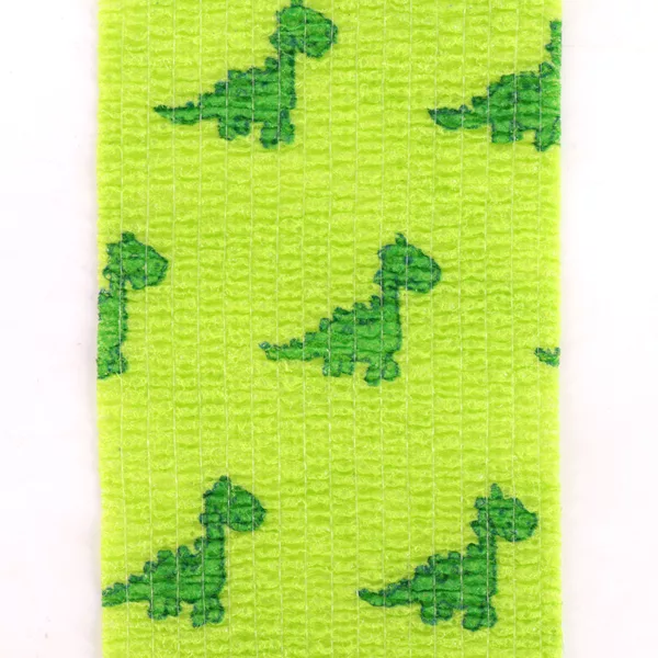 Green Dinosaur Camo Self-Clinging Non-Woven Hunting Outdoor Elastic Rolls Camo Tape 5 cm x 4.5 m - Image 4