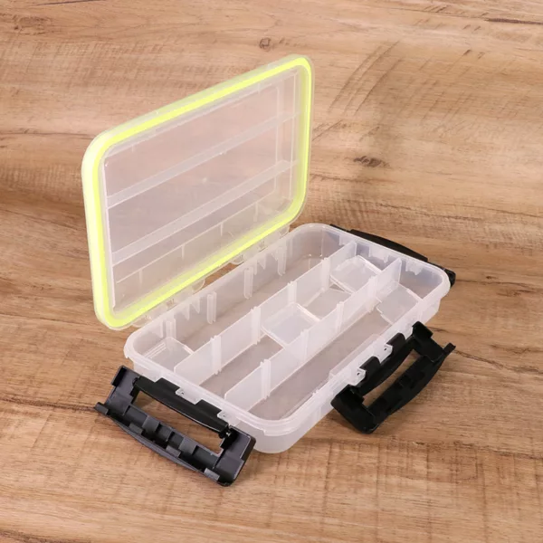 Fishing Utility Box Waterproof PP Plastic Tackle Case Outdoor Utility Folding Fishing Storage Box - Image 4