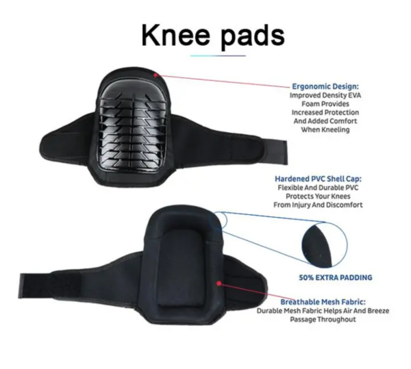 Comfortable garden gel work knee pads - Image 6