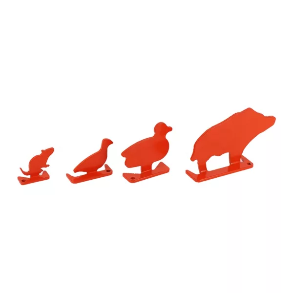 4 pcs Animal Steel Target Sets of Boar  Pigeon Duck and Mouse Animal Silhouette Target Sets - Image 5