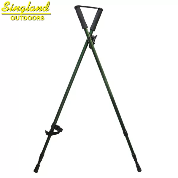 Hunting Accessory Adjustable Telescopic Hunting/Shooting Bipod Stick Walking Stick