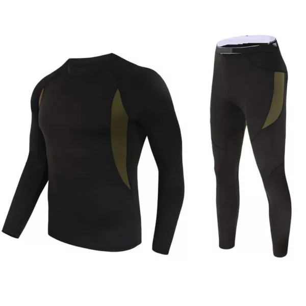 Men's Outdoor Tactical Clothing Sport Long Johns Thermal Underwear Set - Image 3