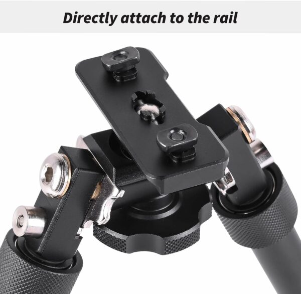 Tactical Rifle Bipod with Mlok Adapter - Image 3