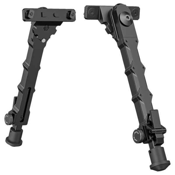 Tactical Rifle Bipod 7.5-9 Inches Rifle Bipod Adjustable Compatible with M-Rail