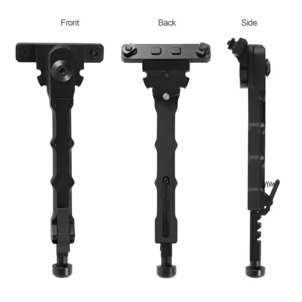 V9 Split Support Bipod Support Aluminum Alloy Support for Shooting, Hunting and Telescope - Image 2