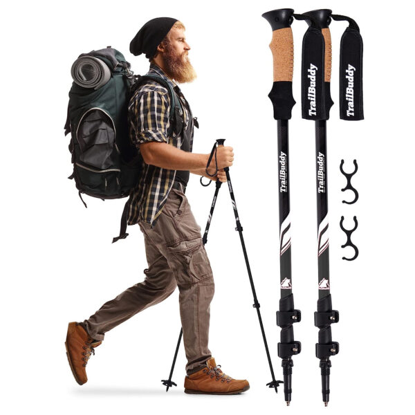 Aluminum Lightweight Hiking Poles Trekking Poles - Image 2