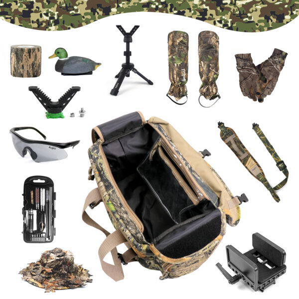 Camouflage Travel Duffel Bag Sports Waterproof Large Carry Hand Bag Oxford Fabric 3D Leaf Bag for Hunting Hiking Camping Fishing - Image 4