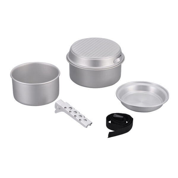 Hot Sale Outdoors 6pcs Aluminum Complete Function Cookware For Hiking Trekking - Image 2