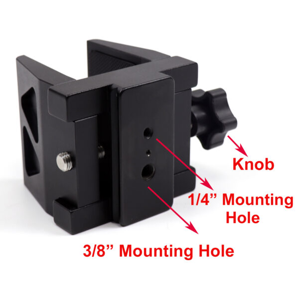 Heavy Duty Aluminum Dual Jaw Closure Rifle Clamp Saddle - Image 4