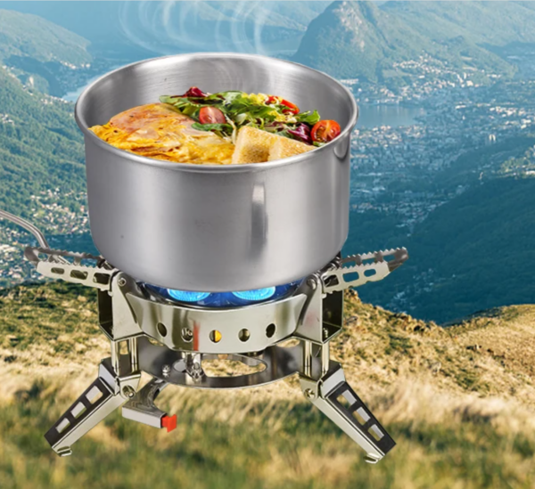 Hot Sale Outdoors 6pcs Aluminum Complete Function Cookware For Hiking Trekking - Image 4