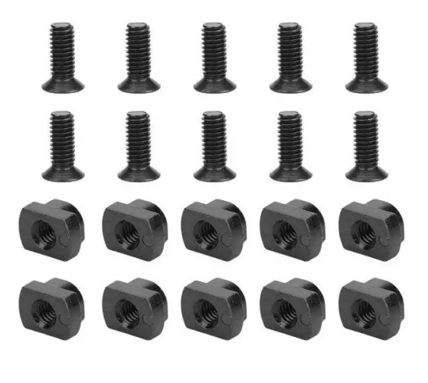 Mlock Nuts and Bolts Set of 10 pcs Replacement Set for Rail Parts - Image 4