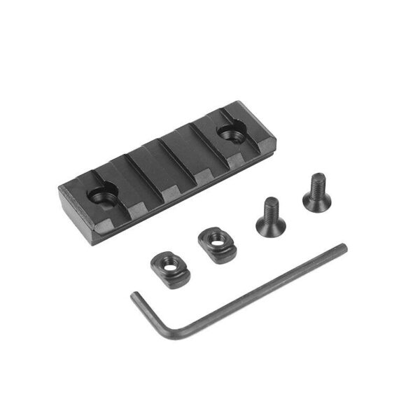 Aluminum Accessory Rail Set for Mlok with T-Nuts & Screws - Image 4