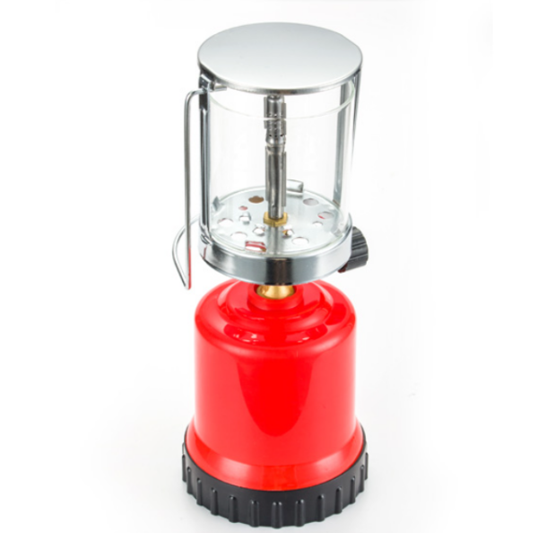 Mini Portable Camping Lantern Gas Light Tent Lamp Torch Hanging Lamp Camping Equipment Supplies for Hiking