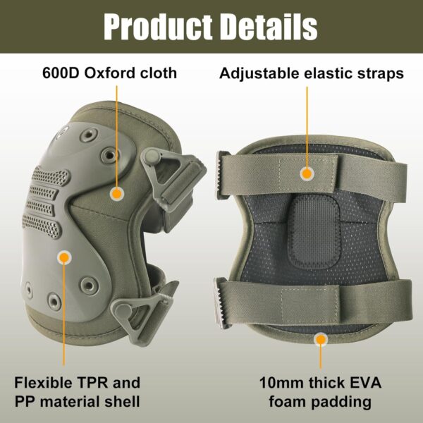 Professional Knee Protective Pads Set Advanced Gear Set for Cycling Safety Gear Skates Hunting Knee Protection - Image 3