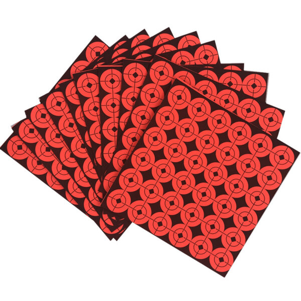 10pcs Red Instant Feedback Self-adhesive Repair Pasters/Targets Stickers