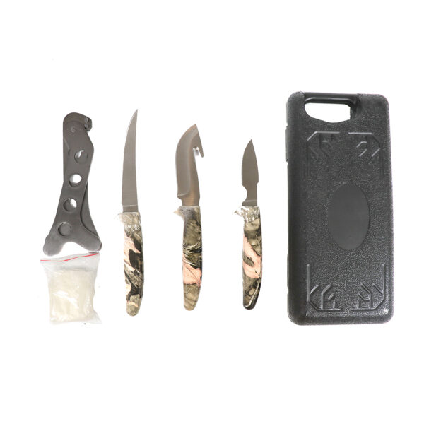 5pcs Hunting Fishing Knife Set Portable Butcher Processor Set Stainless Steel - Image 2