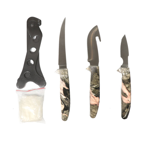 5pcs Hunting Fishing Knife Set Portable Butcher Processor Set Stainless Steel - Image 3