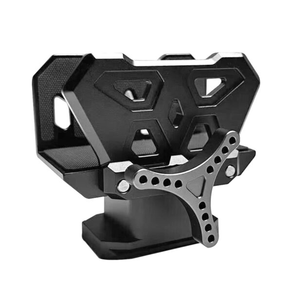 Lightweight Aluminum Clamp Saddle Mount Tripod Rest Adapter for Outdoor and Indoor Hunting and Shooting - Image 2