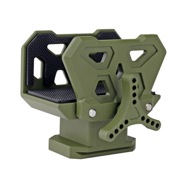 Lightweight Aluminum Clamp Saddle Mount Tripod Rest Adapter for Outdoor and Indoor Hunting and Shooting